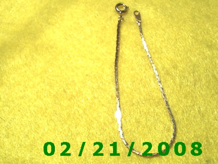 Vintage 7" Gold Plated 50's Bracelet (003)