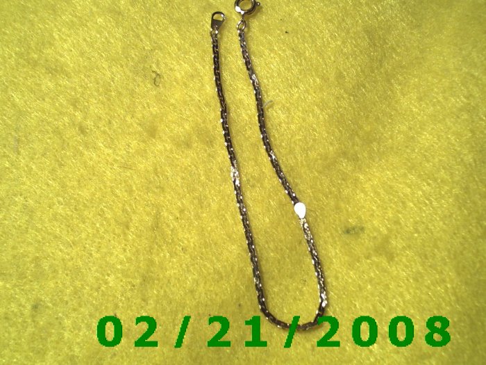 Vintage 7 1/2" Gold Plated 50's Bracelet (005)