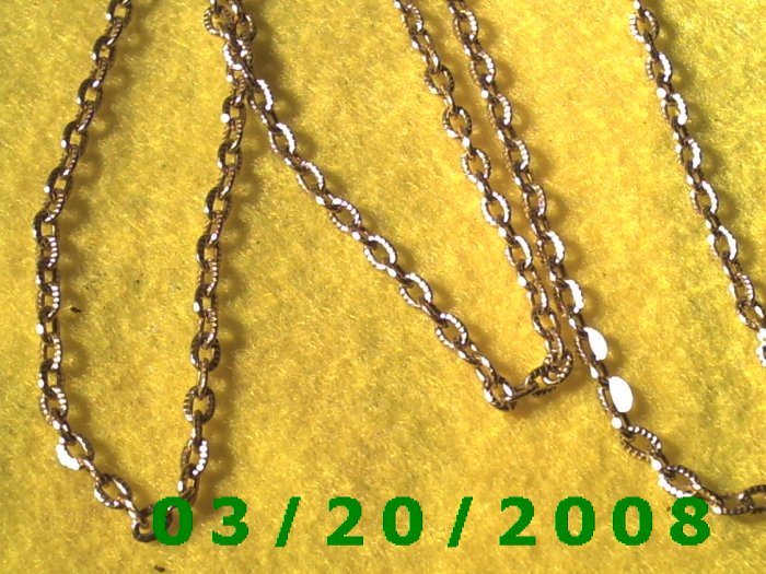 31" 3mm Gold Necklace (E-4004)