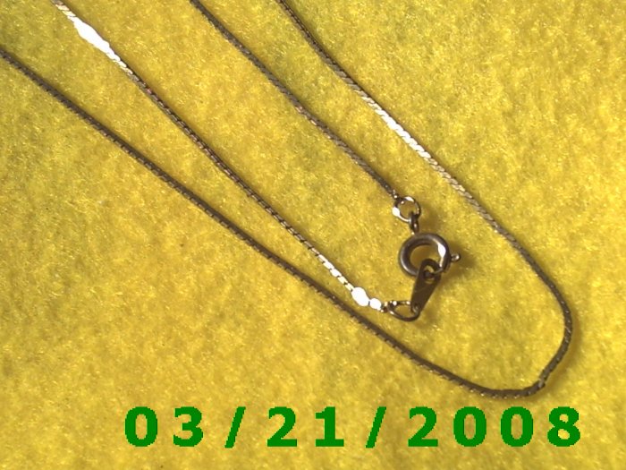 24" 1mm Gold Necklace (E-4020)