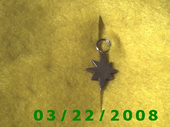 5/8 x 7/8" .925 Silver Star (R003)
