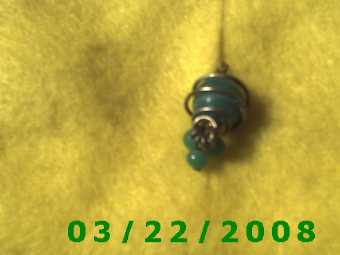 1/2 x 1"Green Charm (R011)