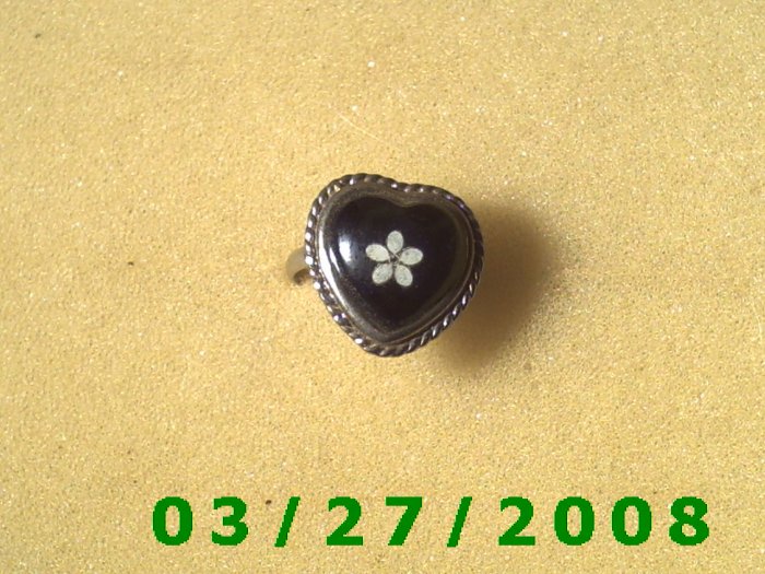 Mood Rings Adjustable (Glow in the Dark).......(Heart) (002)
