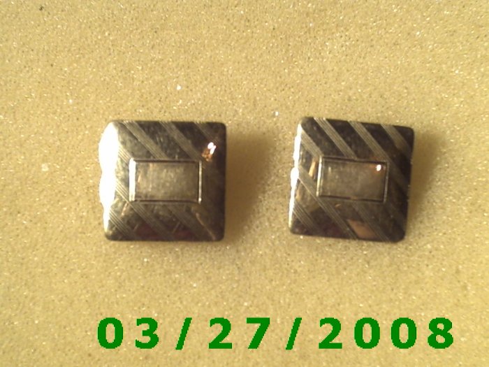 Gold Cuff Links "Anson" (025)
