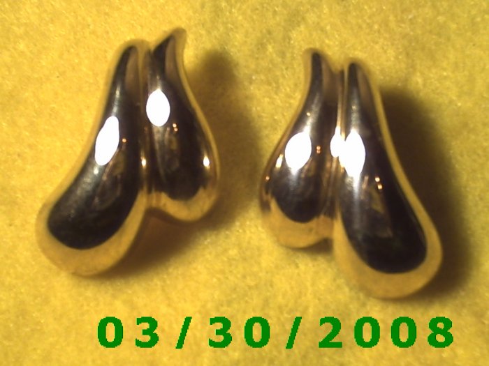 Gold Pierced Earrings (019)
