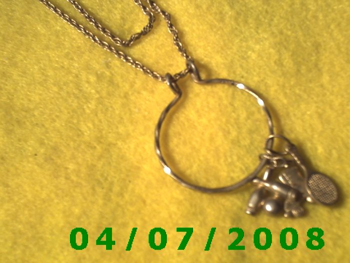 Gold Necklace w/Charms (Avon) E6005