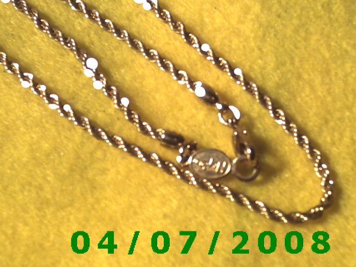 Gold Necklace (Napier) E6012
