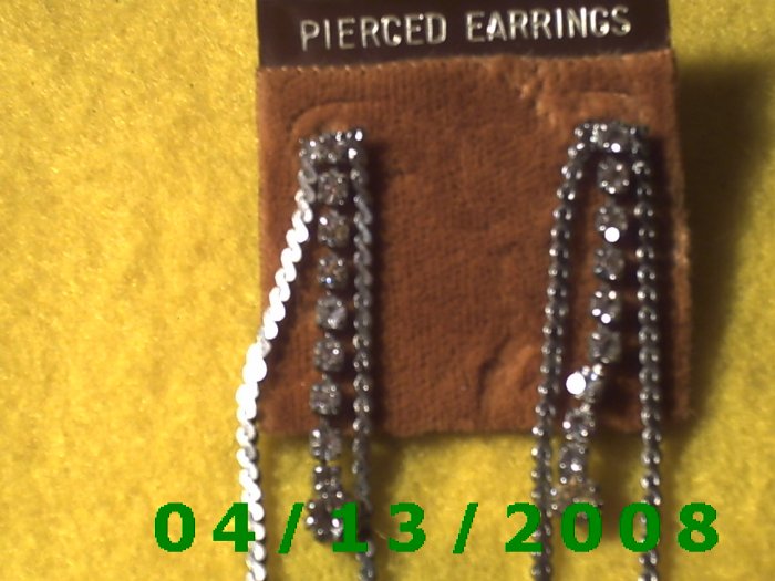 Rhinestone Earrings Q2006