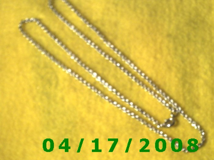 Silver Necklace E3009