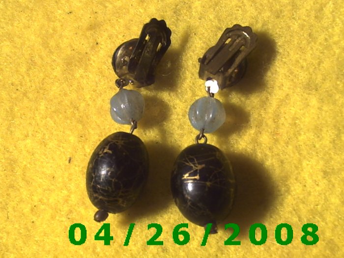 Bead Clip On Earrings 095