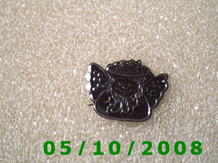 Silver Angel Pin A084