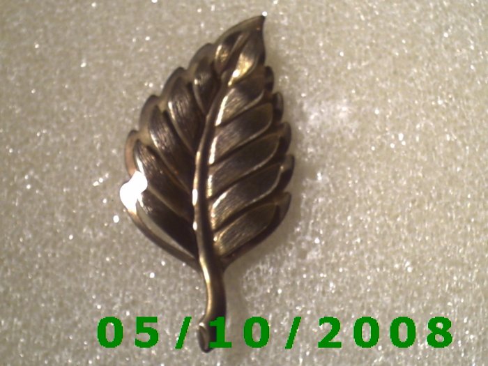Gold Leaf Pin A082
