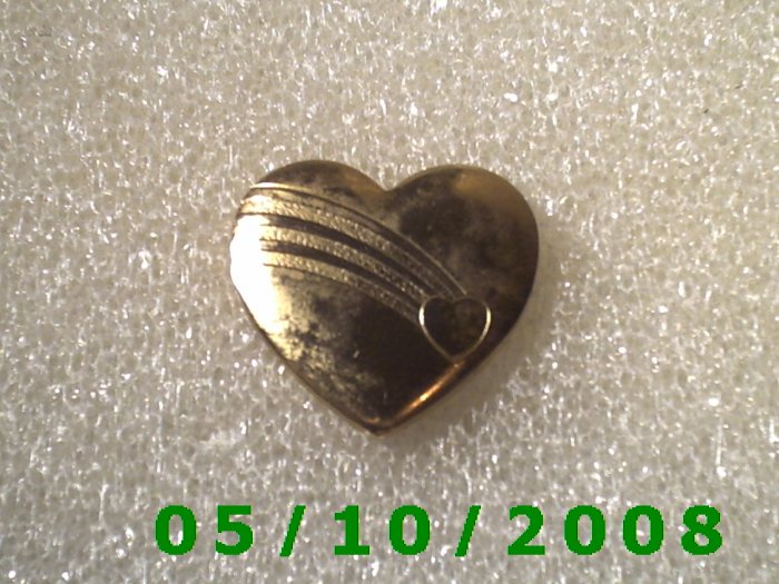 Gold Heart Pin signed Variety Club USA 98 A028