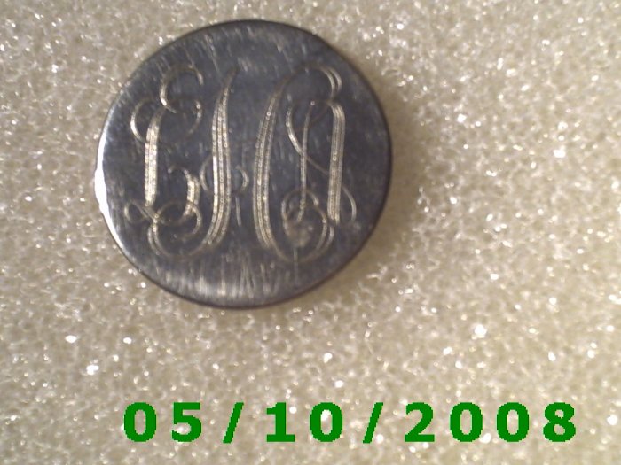 Silver Letter H ? Pin
