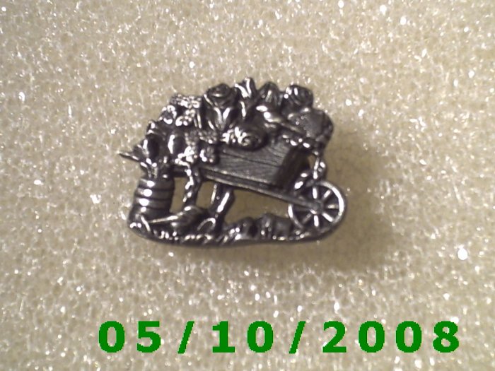 Silver Pin Signed Birds & Blooms Limited Edition 026