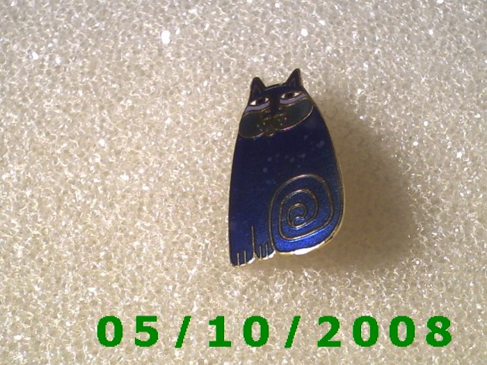 Fat Cat Pin signed "Olivia" Paul Burch