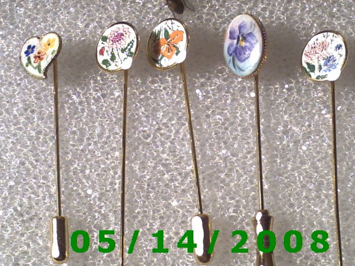 5 ea Stick Pins B049
