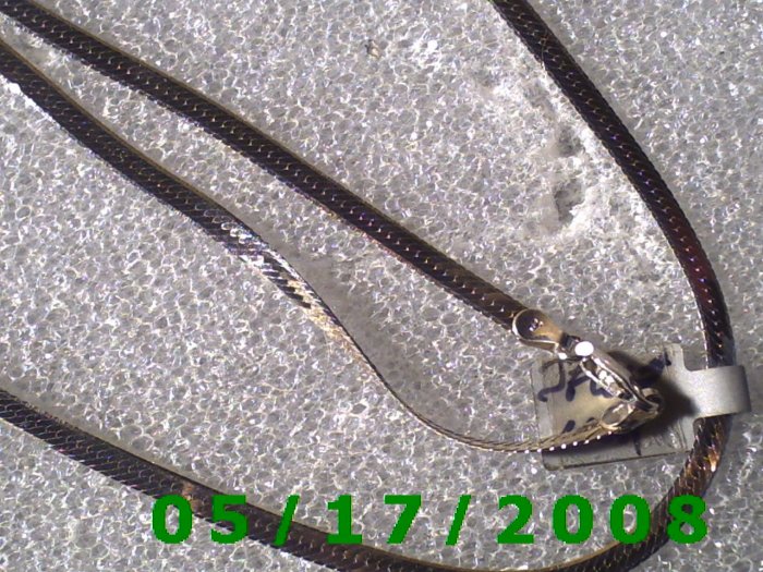 24" Silver .925 Necklace Italy 3mm (004)