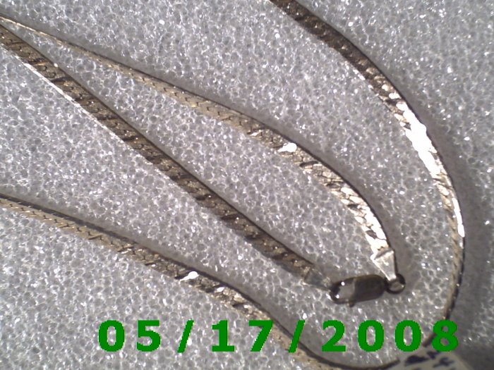 24" Silver .925 Necklace 3mm (009)