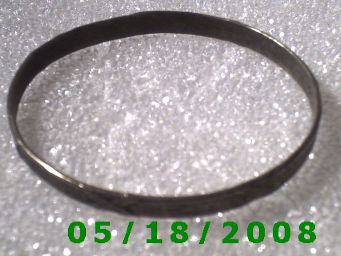 Silver Bracelet 2 1/8" Inside Diameter (007)