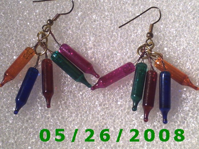 Miniature Lights Pierced Earrings C010