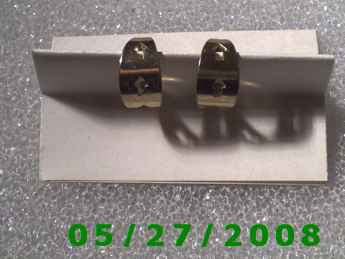 Silver Clip On Earrings D007