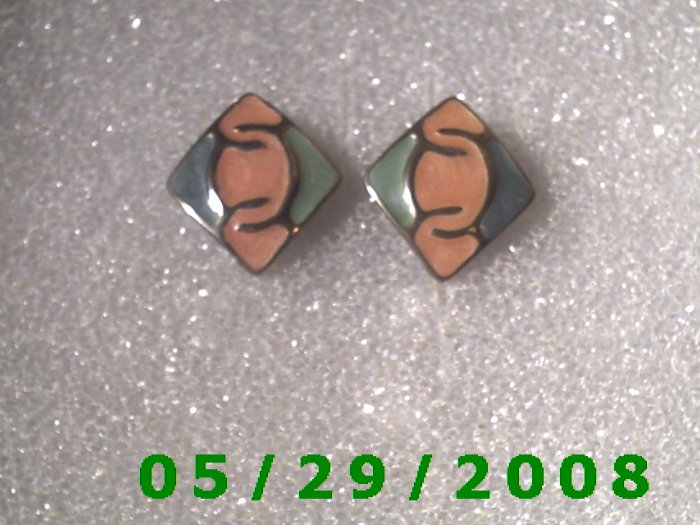 Silver Clip On Earrings D036