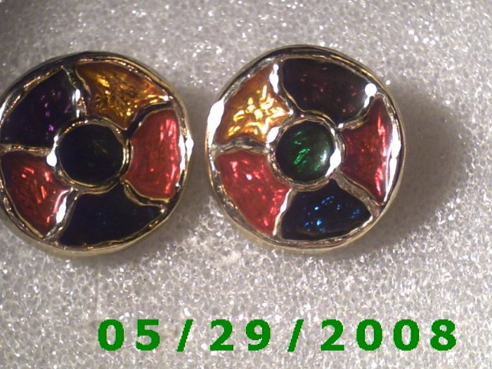 Silver Clip On Earrings D045