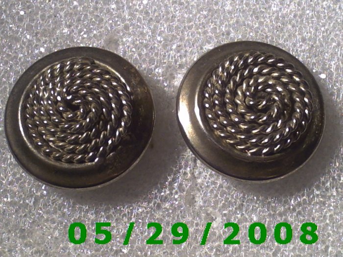 Silver Clip On Earrings D060