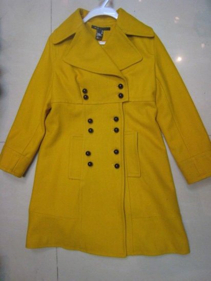Yellow Wool Coat