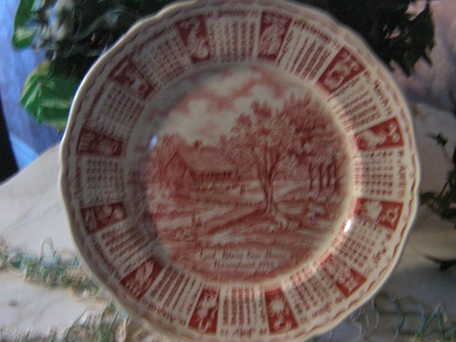 vintage 1975 Meakin Zodiac Calendar Collector Plate