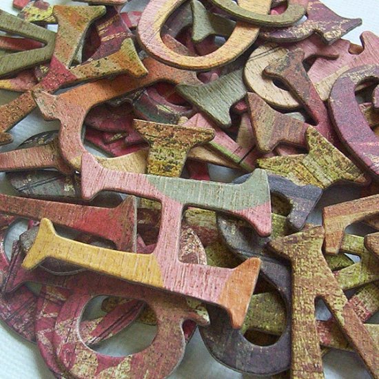 Sublime Chipboard Letters Scrapbooking