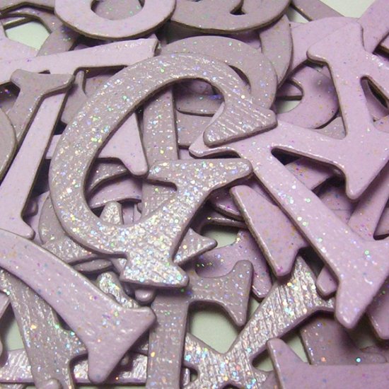 Fairy Dust Chipboard Letters Scrapbooking