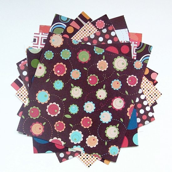 Retro Paper Pack Scrapbooking