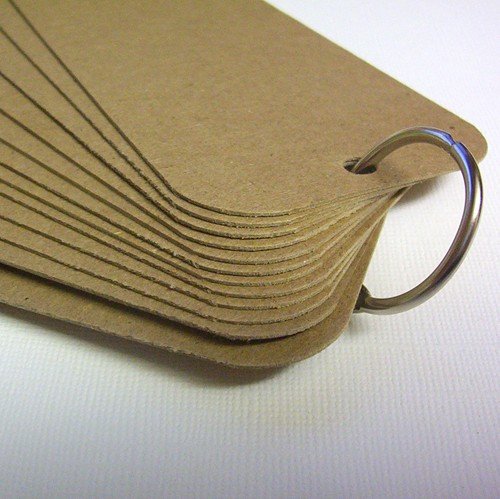 Blank Chipboard Tag Book Scrapbooking