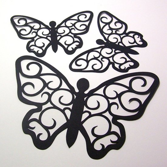 Butterflies - Die Cuts Scrapbooking