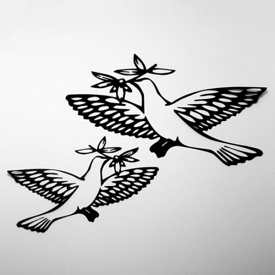 Peace Doves - Die Cuts Scrapbooking