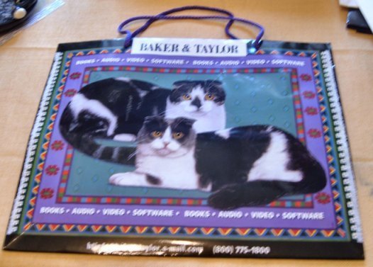 Baker & Taylor Kitty Cat Collectible Gift Bag