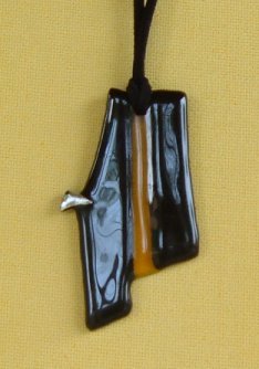Dichroic Glass Necklace #2