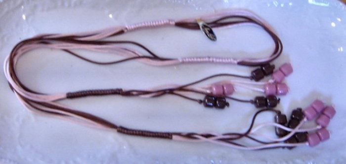 Miriam Haskell Tagged Bolo Necklace - LONG 45" 1960's?