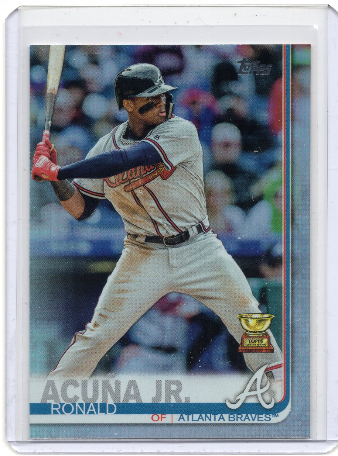 Ronald Acuna Jr 2019 Topps Series 1 Rainbow Foil Card 1 Atlanta Braves