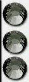 RHINESTONES Hot Fix 3mm 1 gross BLACK DIAMOND Ss10