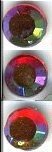RHINESTONES Hot Fix 3mm 1 gross A.B. RED Ss10
