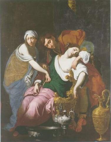 Francesco Furini - RACHEL GIVING BIRTH TO JOSEPH