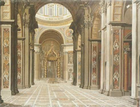 roman school - THE INERIOR OF SAINT PETER'S