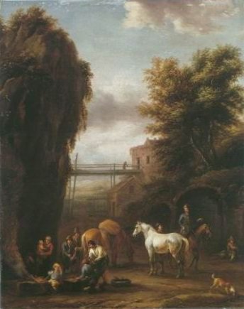 Barend Gael - TRAVELLERS AT FORGE