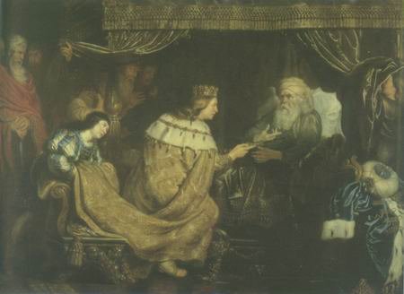 Cornelis De Vos - KING DAVID PRESENTING THE SCEPTRE TO SOLOMON,