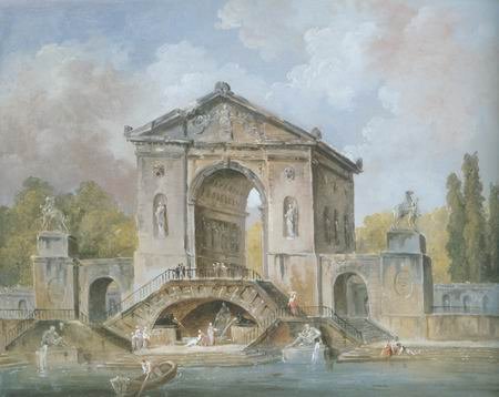 Hubert Robert - LA PORTIQUE