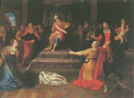 Frans Francken II - THE JUGEMENT OF SOLOMON