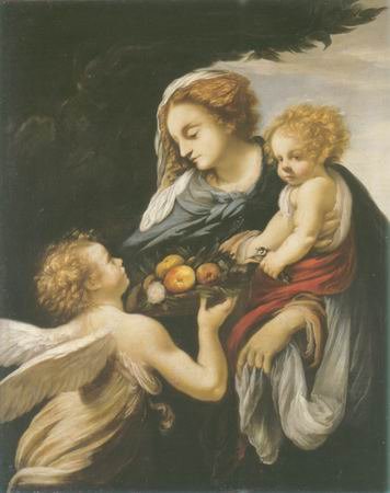 Giovanni Battista Vanni - THE MADONNA AND CHILD WITH AN ANGEL